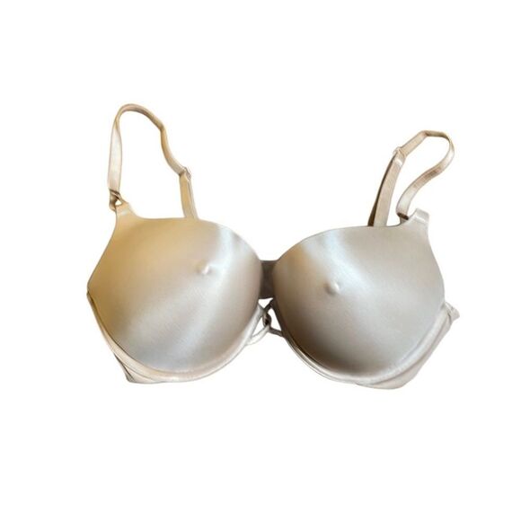 Victorias Secret Nude Miraculous Push Up Nipple Bra 34C - Picture 3 of 5